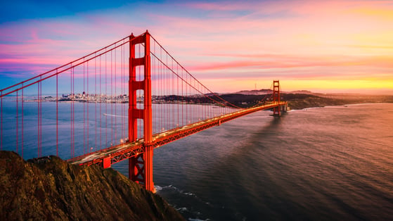 Figure 6: Stiffening Truss Suspension Bridge: Golden Gate Bridge, San Francisco