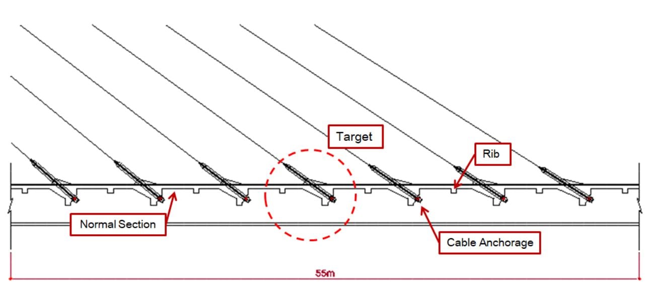 Case Study: Transverse Analysis of PSC Box Girder in Cable-Stayed Bridge